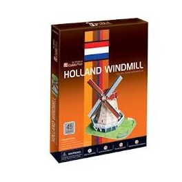 Puzzle 3D CubicFun - Holland Windmill